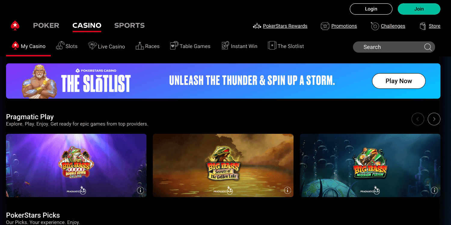 Poker Stars casino